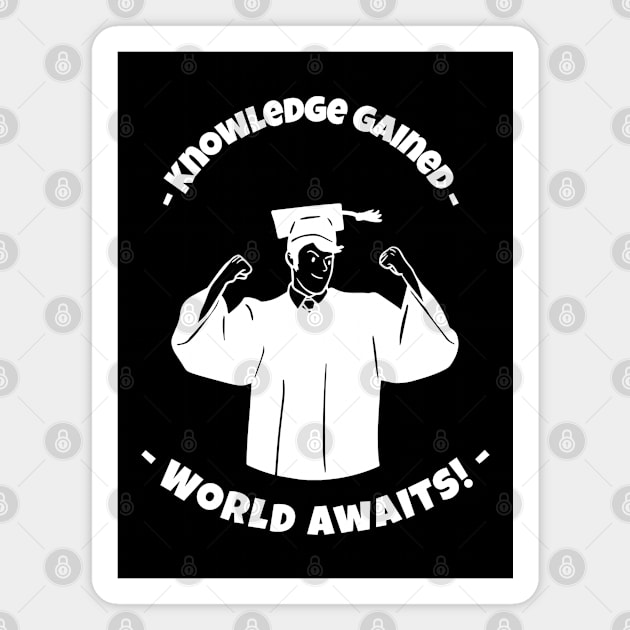 College Graduation T-shirt Magnet by VisionDesigner